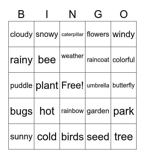 Let's Review May and June! Bingo Card