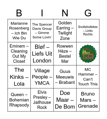 GEEL Bingo Card