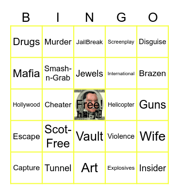 Heist Podcast Bingo! Bingo Card