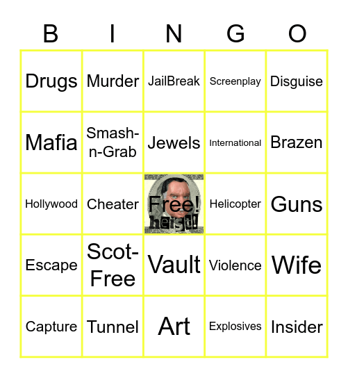 Heist Podcast Bingo! Bingo Card