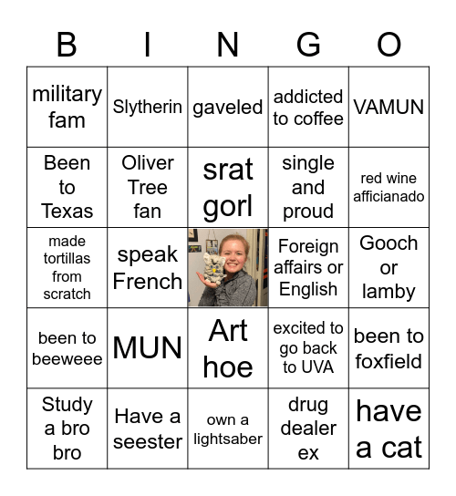 Kira Bingo! Bingo Card