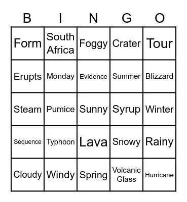 Teacher Javier's Super Fun Bingo Time! YAY! Bingo Card