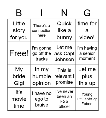 Fobingo Card