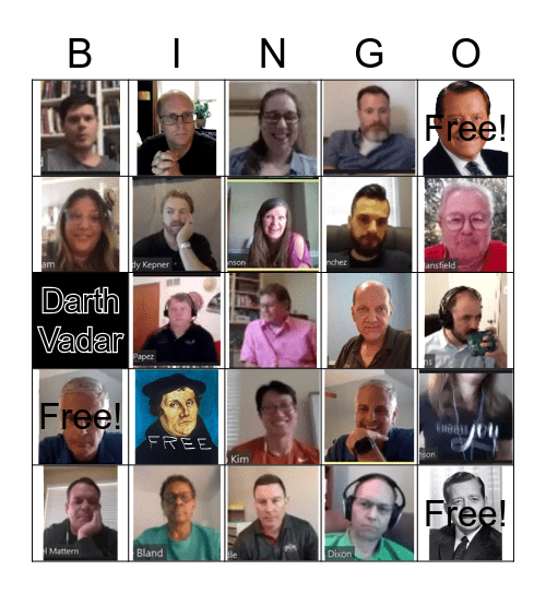 Jeff Lark BINGO Card