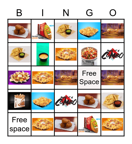 TACO BELL - SASKATOON BINGO TRIVIA Bingo Card