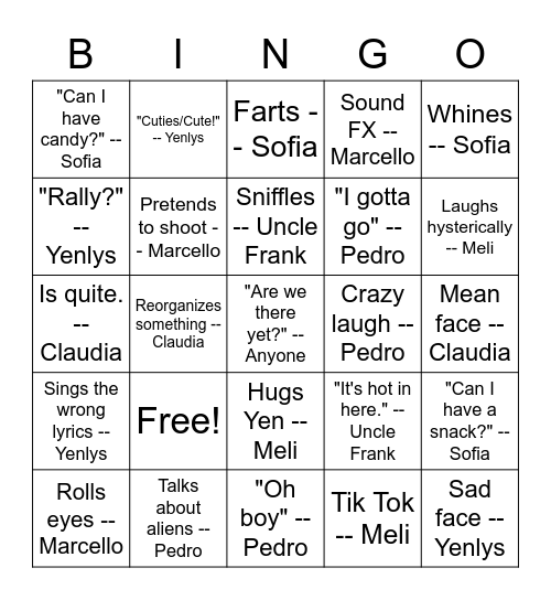 If you don't know, know you know. Bingo Card