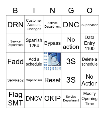 Customer Service and Solutions Bingo Card