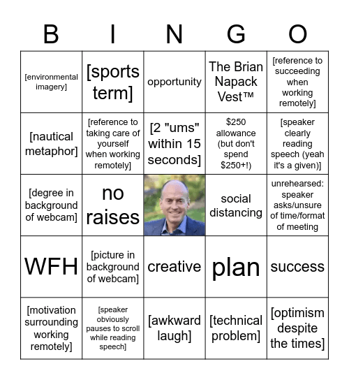 BN GTH 7/2/2020 BC Bingo Card