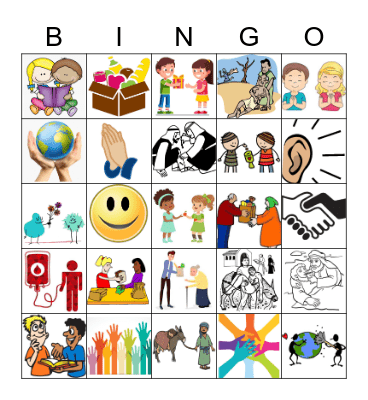 Love Your Neighbor Bingo Card