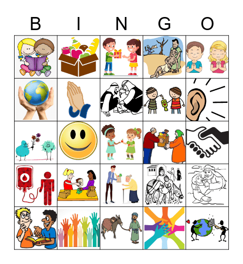 Love Your Neighbor Bingo Card