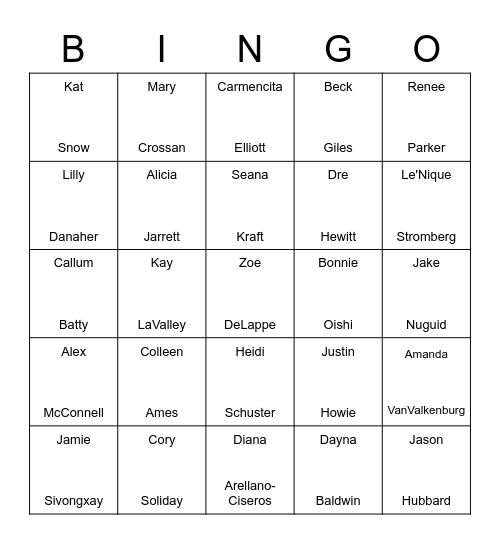 the (ops) office bingo Card