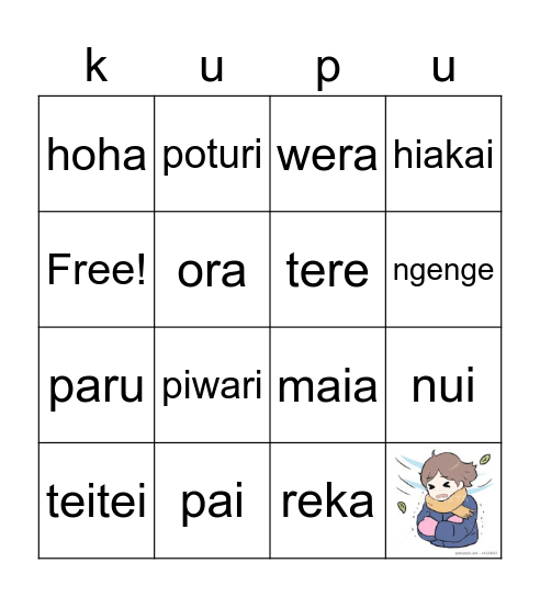 Peter Bingo Card