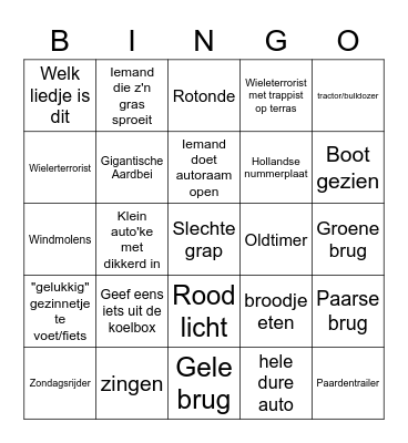 Schipper Bingo Pro Bingo Card