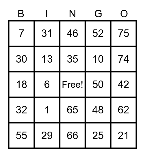 NIKITA ABELLANIDA Bingo Card