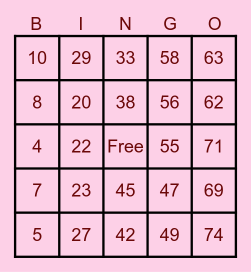 🎉MAY🎉 Bingo Card