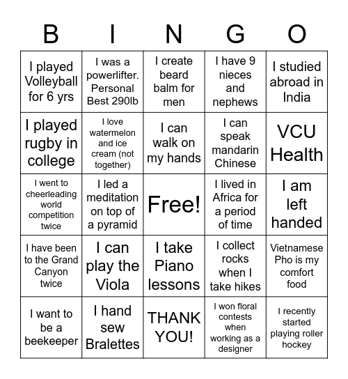 TECH BINGO Card