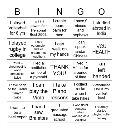 TECH BINGO Card
