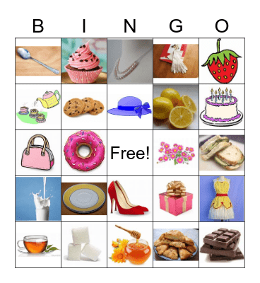 TEA TIME Bingo Card