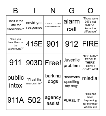 4th of July! Bingo Card