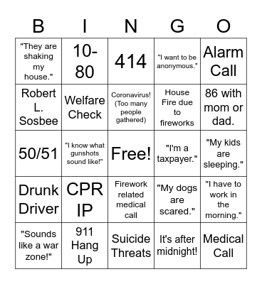 Happy 4th of July! Bingo Card