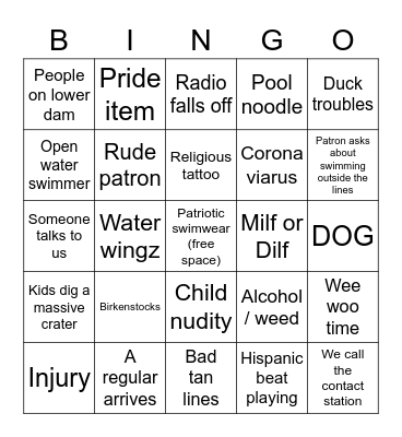 FOURTH OF JULY ROUND 2 Bingo Card