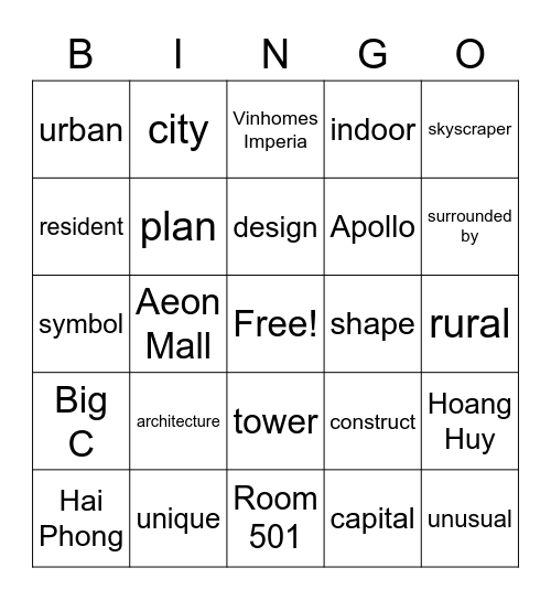 Talking Bingo Card