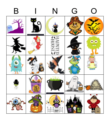 Halloween Bingo Card