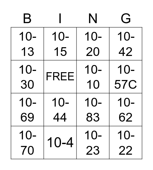 HAPPY 4TH! Bingo Card