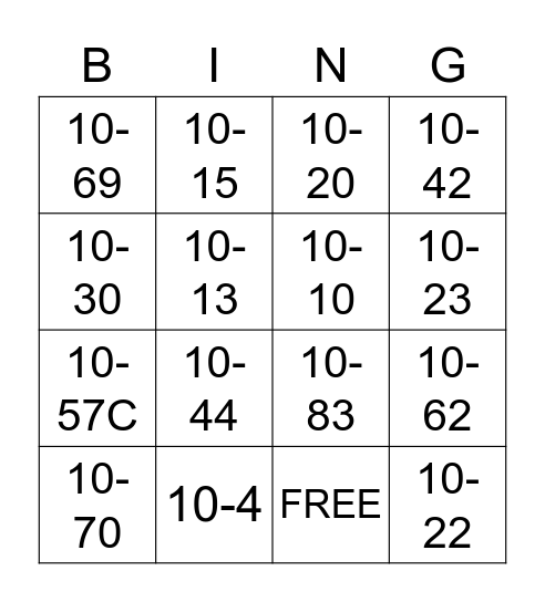 HAPPY 4TH! Bingo Card