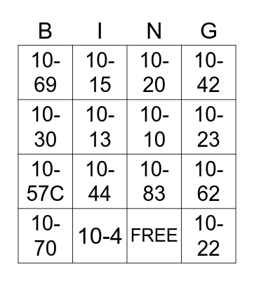HAPPY 4TH! Bingo Card
