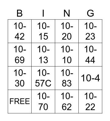 HAPPY 4TH! Bingo Card