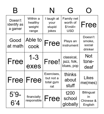 Umi is Becoming a Catlady BINGO Card