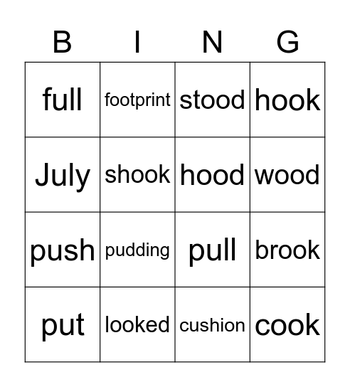 Life Cycle of a Pumpkin Spelling Words Bingo Card