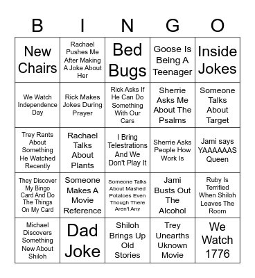 FULTON BINGO Card