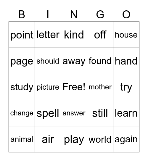 Kirill's Bingo Card Bingo Card