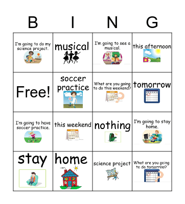 6th L5 bingo Card