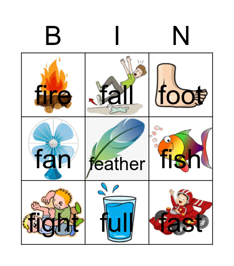 WI /f/ Bingo Card