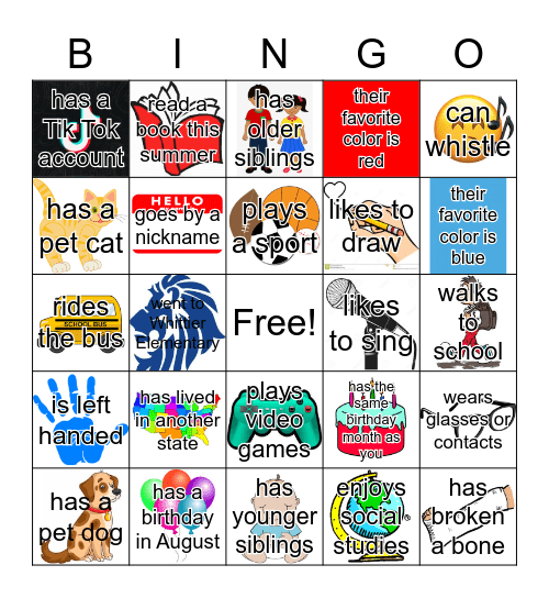 Find Someone Who... Bingo Card