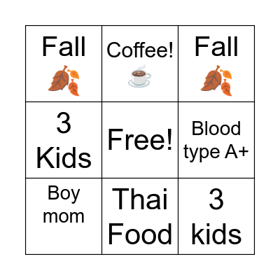 ✨ANGIE BINGO✨ Bingo Card