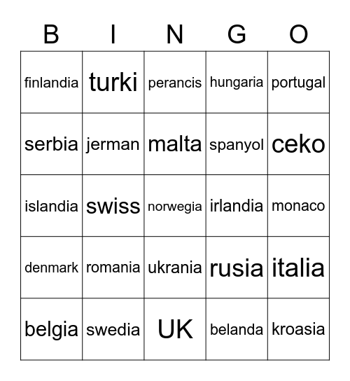 jurigguk Bingo Card