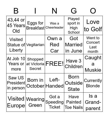 SILENT IMPACT  Bingo Card