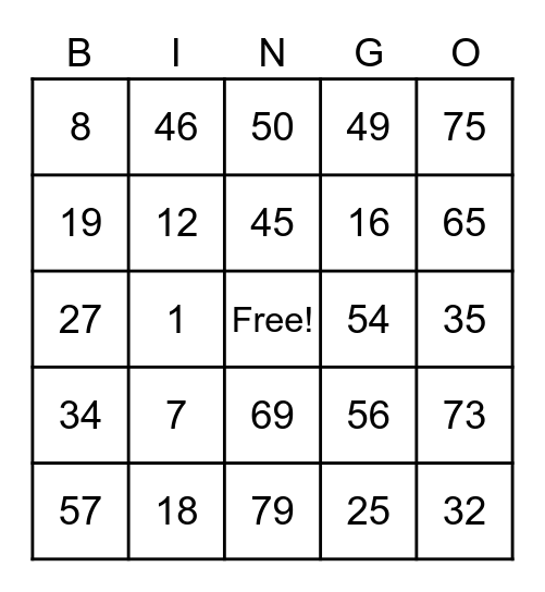 Honey Gey Nava Bingo Card