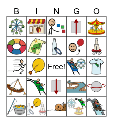 N2Y Amusement Park Bingo Card