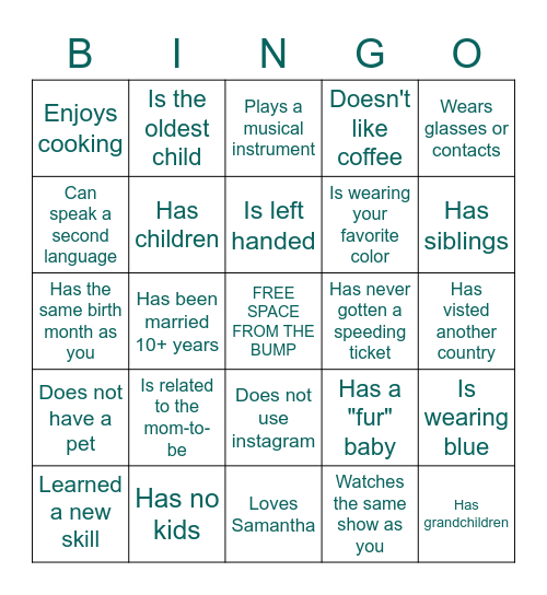 BREAKOUT BINGO Card