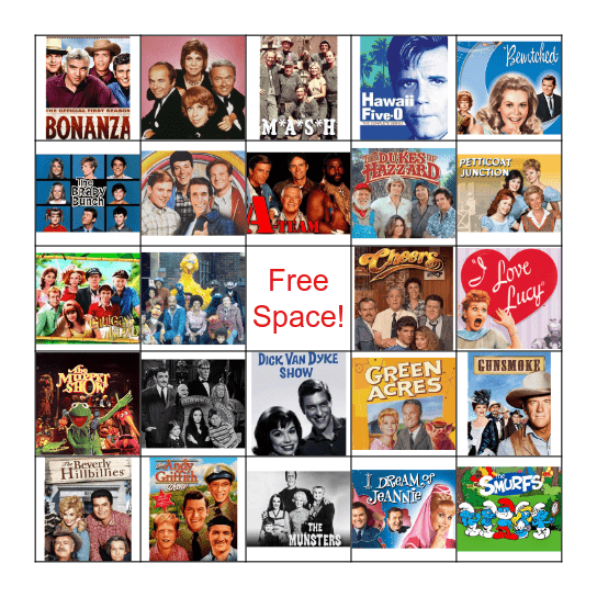 TV Show Bingo Card
