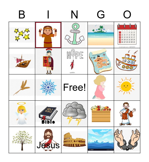 SHIPWREAK BINGO Card