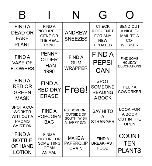 Lending Bingo Card