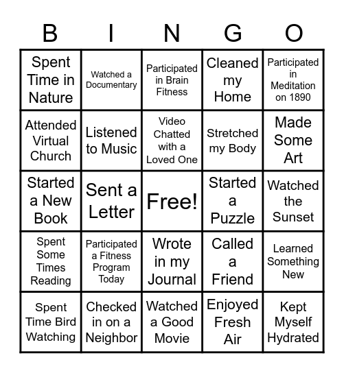 Quarantine Bingo!          Small Prizes for Bingo, Big Prizes for Blackout! Bingo Card