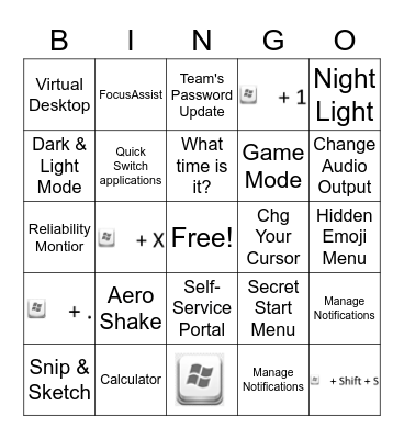 X-Train Tips and Tricks Bingo Card