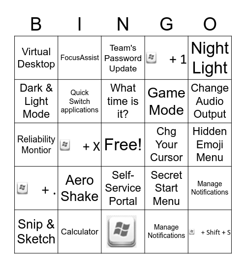 X-Train Tips and Tricks Bingo Card